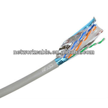 Cat6 FTP Network Cable Wire, 0.57mm Diameter, PVC Test Material and LSZH Jacket